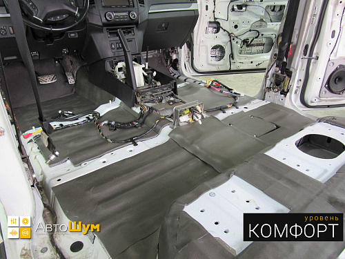 Шумоизоляция арок митсубиси паджеро.