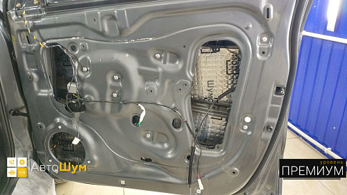 Виброизоляция дверей Лифан Х70