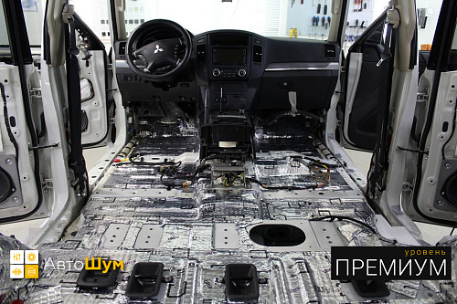 Виброизоляция пола Митсубиси Паджеро