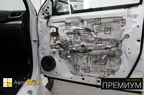 Шумоизоляция дверей Митсубиси Паджеро