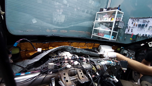 Виброизоляция панели Тойота Камри 40