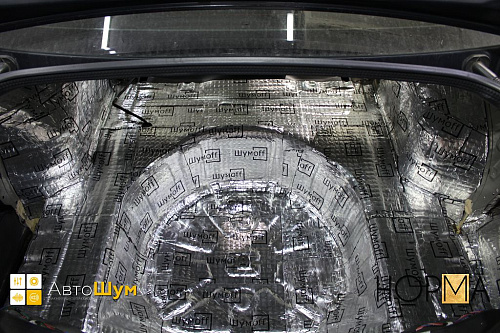 Виброизоляция багажника Nissan Teana