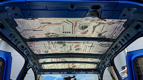 Виброизоляция крыши Renault Sandero (Рено Сандеро)