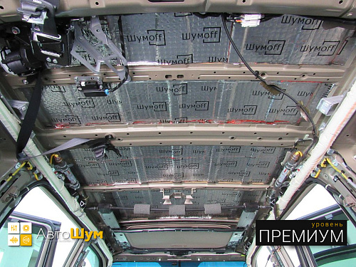 Виброизоляция крыши хонда пилот