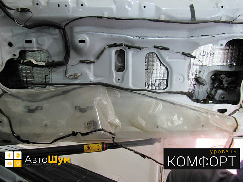 Шумофф M2 внутрь пятой двери ленд крузер прадо.