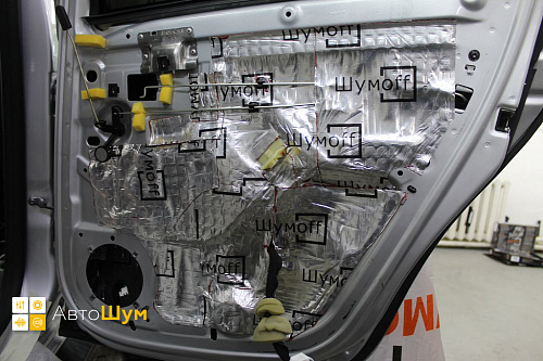 Шумоизоляция дверей Рено Дастер