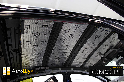 Виброизоляция крыши Киа Рио