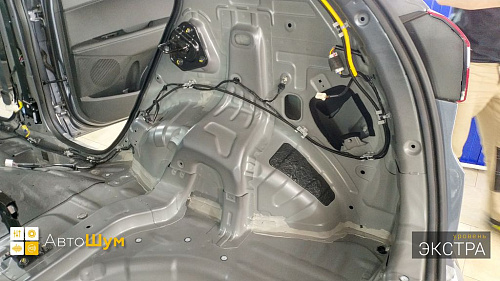 Штатная шумоизоляция арок Креты