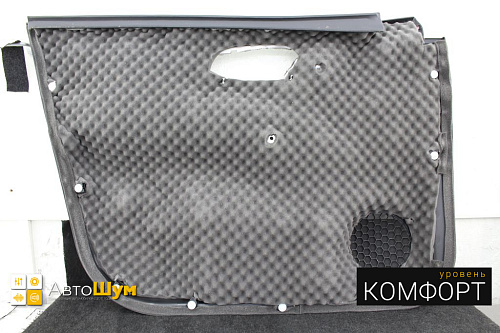 Шумоизоляция дверной обшивки Ниссан Кашкай J11.