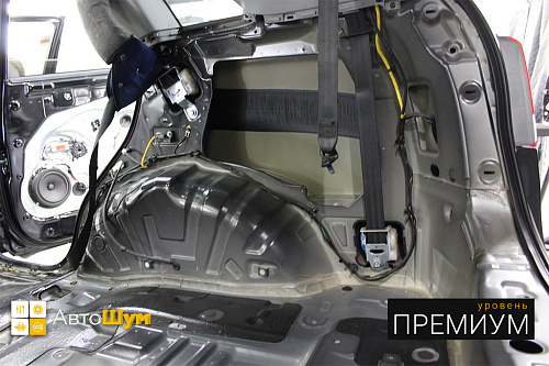 Заводская виброизоляция на арках Киа Соренто