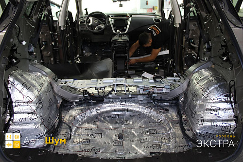 Виброизоляция багажника Ниссан Мурано