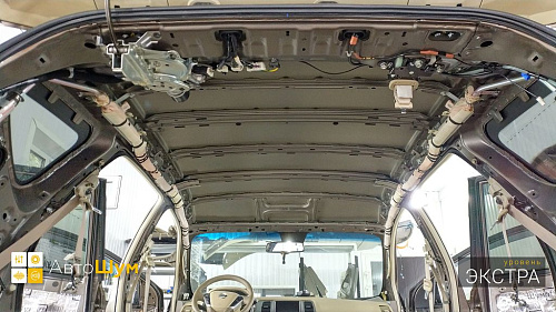 Штатная шумоизоляция крыши Ниссан Мурано