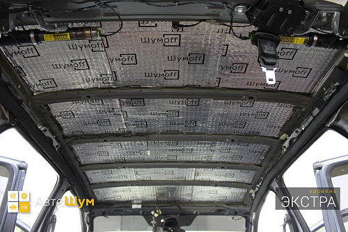 Виброизоляция крыши Ниссан Кашкай Джи10