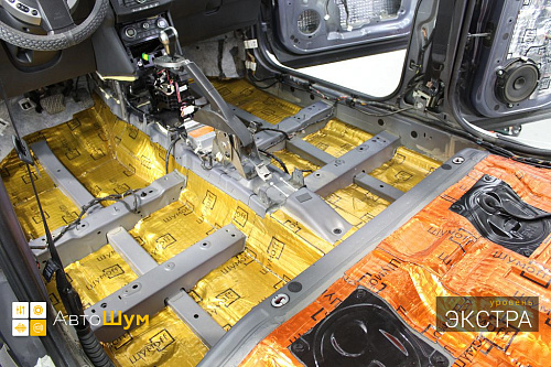 Виброизоляция пола Ниссан Кашкай Джи10