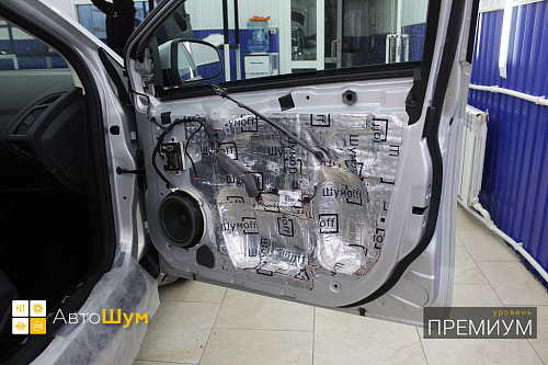 Шумоизоляция дверей Форд Фокус