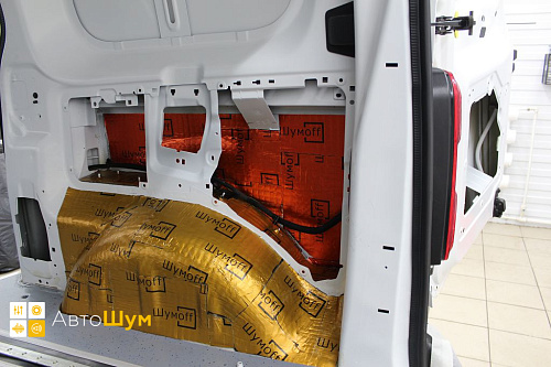 Оклеенные арки Пежо Эксперт Шумофф М4 и М3