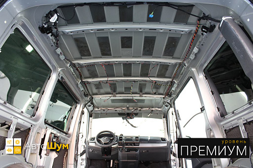 Штатная шумоизоляция крыши Фольксваген Мультивэн