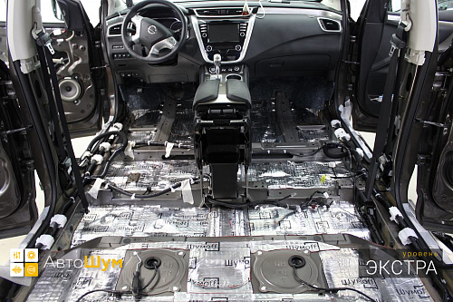 Виброизоляция днища Ниссан Мурано