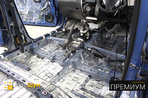 Виброизоляция пола Ниссан Ноут