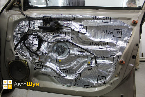 Виброизоляция дверей Хендай Элантра