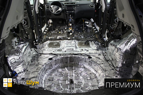 Виброизоляция багажника Ниссан Х Трейл