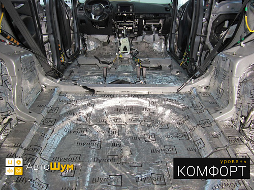 Виброизоляция багажника мазды сх5