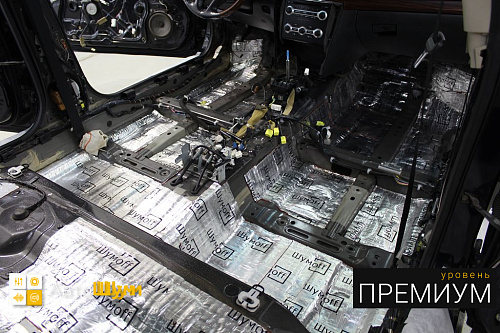 Виброизоляция пола Ниссан Теана