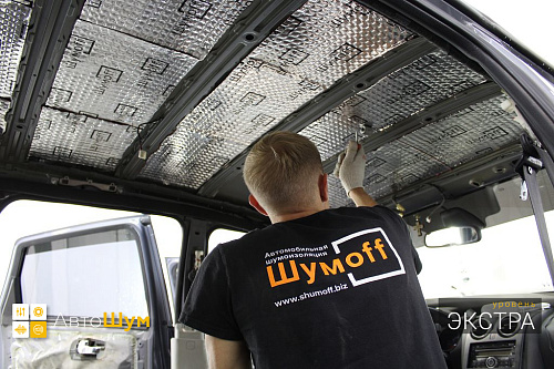 Клеим виброизоляцию на крышу Ниссан Кашкай Джи10