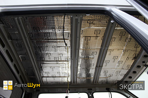 Виброизоляция крыши Уаз Патриот Пикап