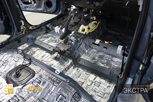 Виброизоляция днища Киа Рио