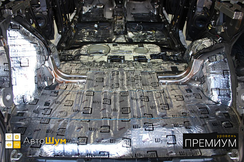 Виброизоляция багажника Митсубиси Аутледер ХЛ.