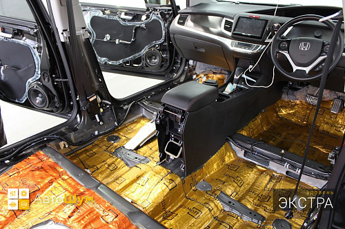 Виброизоляция пола Хонда Джейд