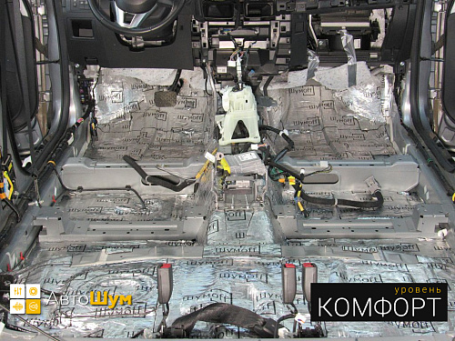 Виброизоляция пола мазды сх 5