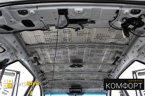 Виброизоляция крыши Хендай Их35