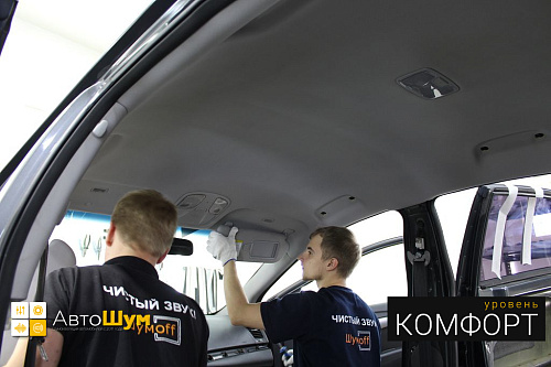 Разбираем крышу Хендай I40.