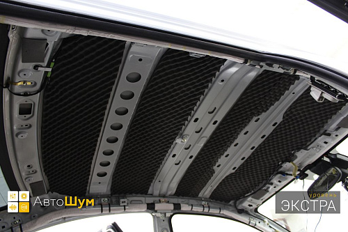 Шумоизоляция крыши Мазды 6