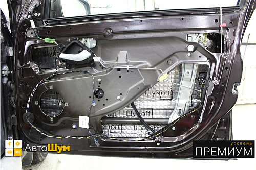 Виброизоляция дверей Датсун Он До