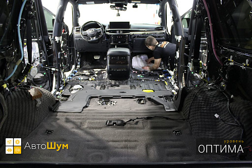 Шумоизоляция багажника Лексус ЛХ 570