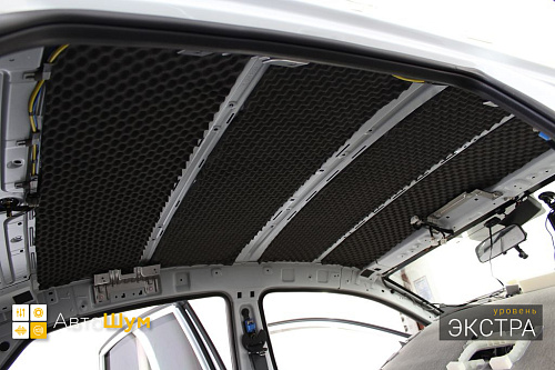 Шумо и теплоизоляция крыши Хендай Солярис