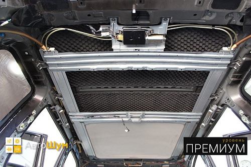 Шумо и теплоизоляция крыши Ниссан Х Трейл