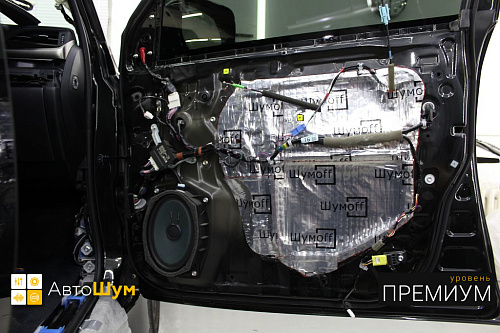 Шумоизоляция дверей Лексус ЛХ 570