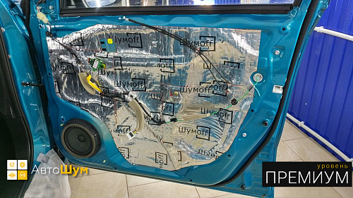 Виброизоляция дверей Suzuki Vitara