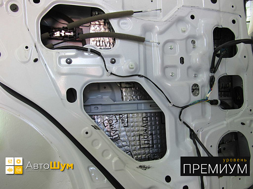 Виброизоляция дверей Ниссан Мурано