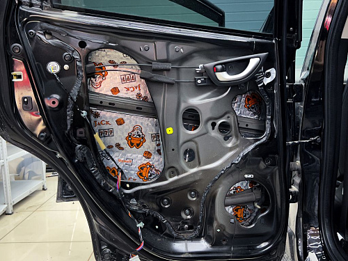 Виброизоляция дверей Хонда Фит Шатл