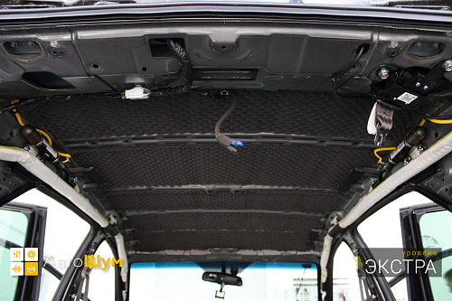 Шумо и теплоизоляция крыши Хендай Икс 35