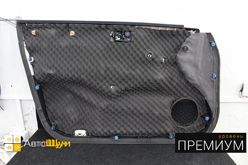 Шумоизоляция дверной обшивк Ниссан Теана