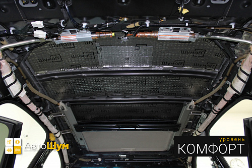 Виброизоляция крыши инфинити фх35