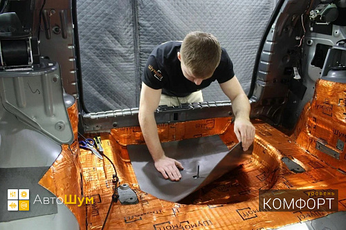 Шумоизоляция багажника Рено Дастер