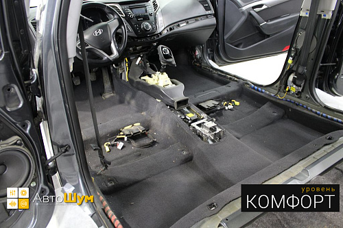 Грязный ковер Хендай I40.