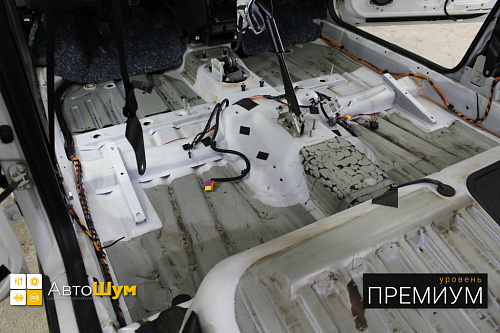 Заводская виброизоляция пола лады приоры